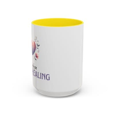 Broken But Healing Coffee Mug 11oz 15oz | Emotional Support Gift for Women