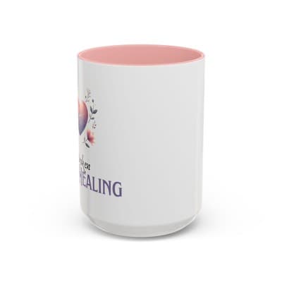 Broken But Healing Coffee Mug 11oz 15oz | Emotional Support Gift for Women