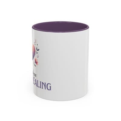Broken But Healing Coffee Mug 11oz 15oz | Emotional Support Gift for Women