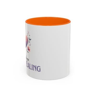 Broken But Healing Coffee Mug 11oz 15oz | Emotional Support Gift for Women