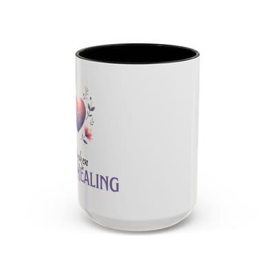 Broken But Healing Coffee Mug 11oz 15oz | Emotional Support Gift for Women