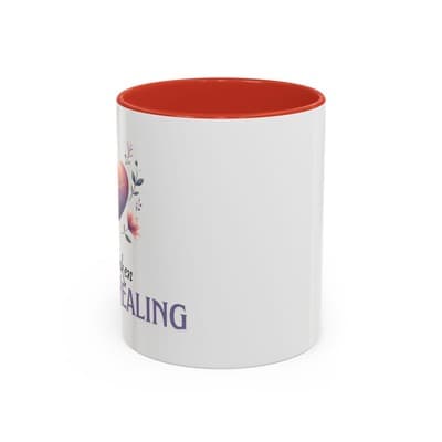Broken But Healing Coffee Mug 11oz 15oz | Emotional Support Gift for Women