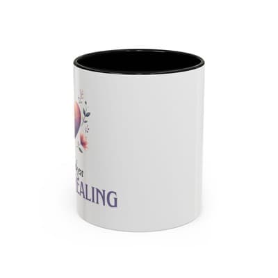 Broken But Healing Coffee Mug 11oz 15oz | Emotional Support Gift for Women - Thumbnail 2