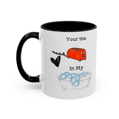 Funny Dark Humor Coffee Mug 11oz 15oz Toaster Bathtub Gift for Sarcastic Friend