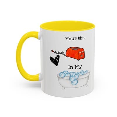 Funny Dark Humor Coffee Mug 11oz 15oz Toaster Bathtub Gift for Sarcastic Friend - Thumbnail 3