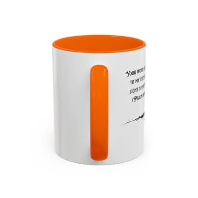 Inspirational Psalm 119:105 Coffee Mug | Feral Miss Religious Gift 11oz or 15oz - Thumbnail 4
