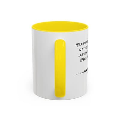Inspirational Psalm 119:105 Coffee Mug | Feral Miss Religious Gift 11oz or 15oz - Thumbnail 4