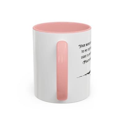Inspirational Psalm 119:105 Coffee Mug | Feral Miss Religious Gift 11oz or 15oz - Thumbnail 4