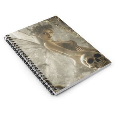 Fairy-Themed Spiral Notebook – Mystic Artwork, 6x8 Journal for Notes & Dreams - Thumbnail 3