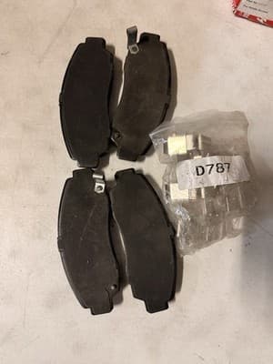 Henzikor D787 Front Brake Pads Honda Accord — High Performance 4-Piece Set | Ope - Thumbnail 2
