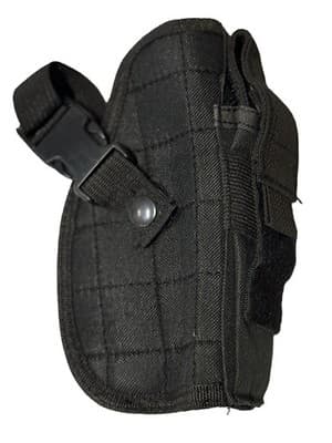 ST22BR Black Tactical Nylon Belt Holster w/ Magazine Pouch