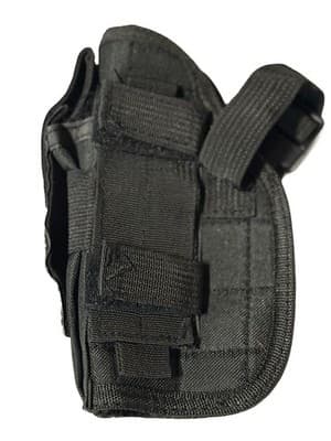 ST22BR Black Tactical Nylon Belt Holster w/ Magazine Pouch - Thumbnail 2