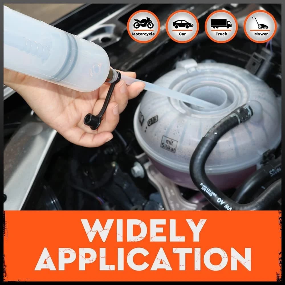 HORUSDY 500cc Automotive Fluid Extractor Oil Syringe Fuel Transfer Suction Pump - Thumbnail 3
