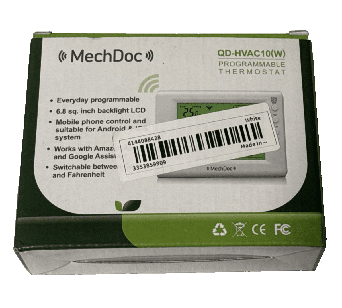 Mechdoc QD HVAC10(W) Programmable Thermostat - Thumbnail 11