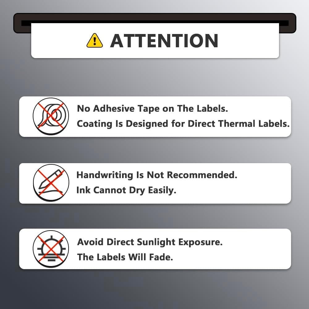 BETCKEY 1" x 0.5" Thermal Labels – 20 Rolls / 48,600 Labels – Perforated - Thumbnail 6