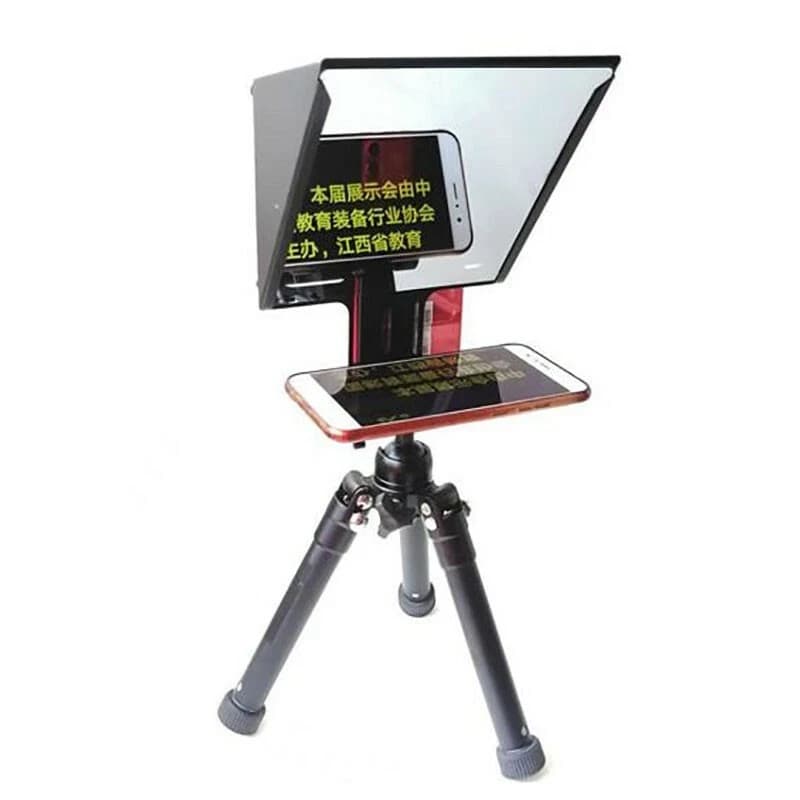 YS-ZX5 Mobile Phone Teleprompter DSLR Camera Prompter for Video Interview Live - Thumbnail 5