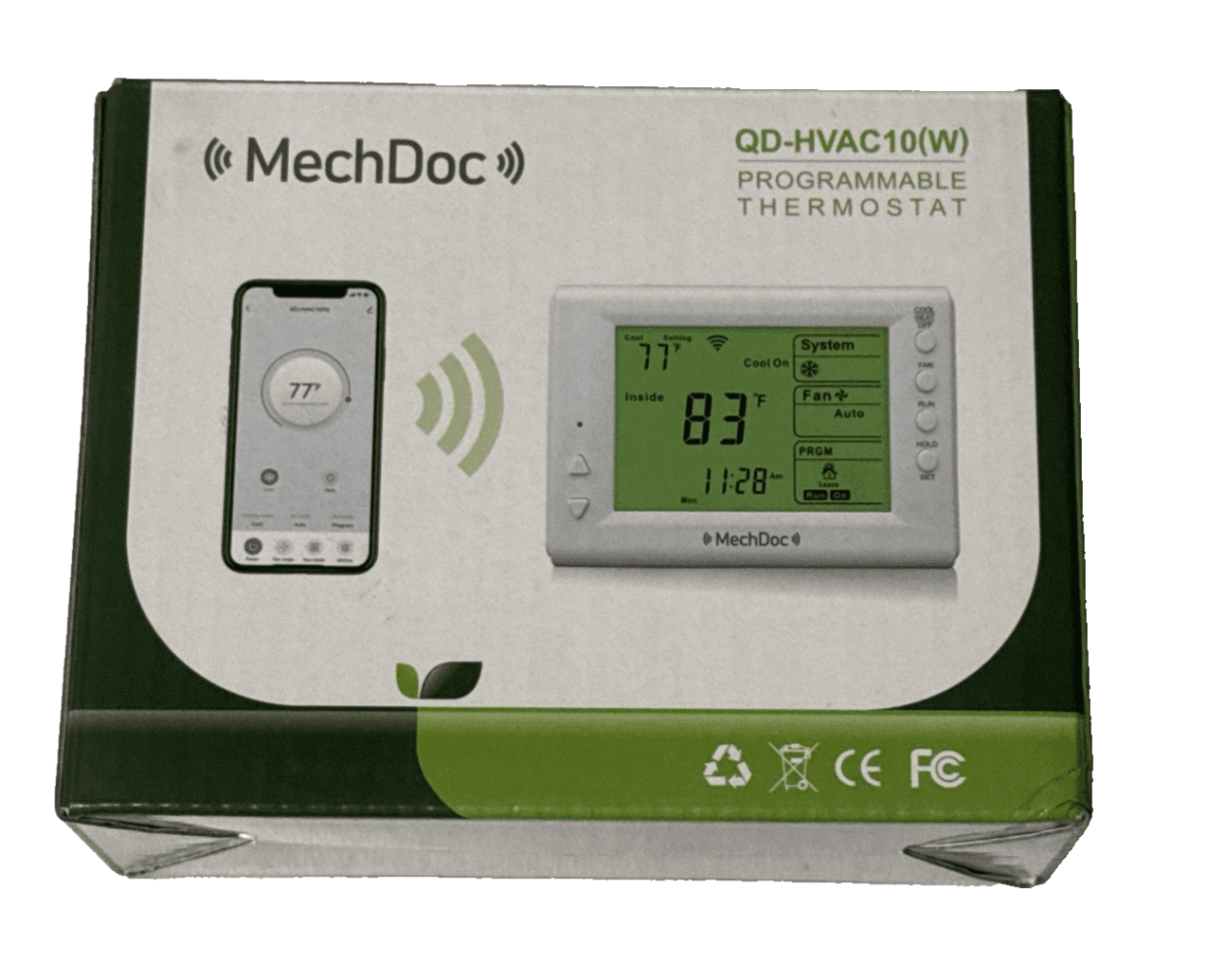 Mechdoc QD HVAC10(W) Programmable Thermostat