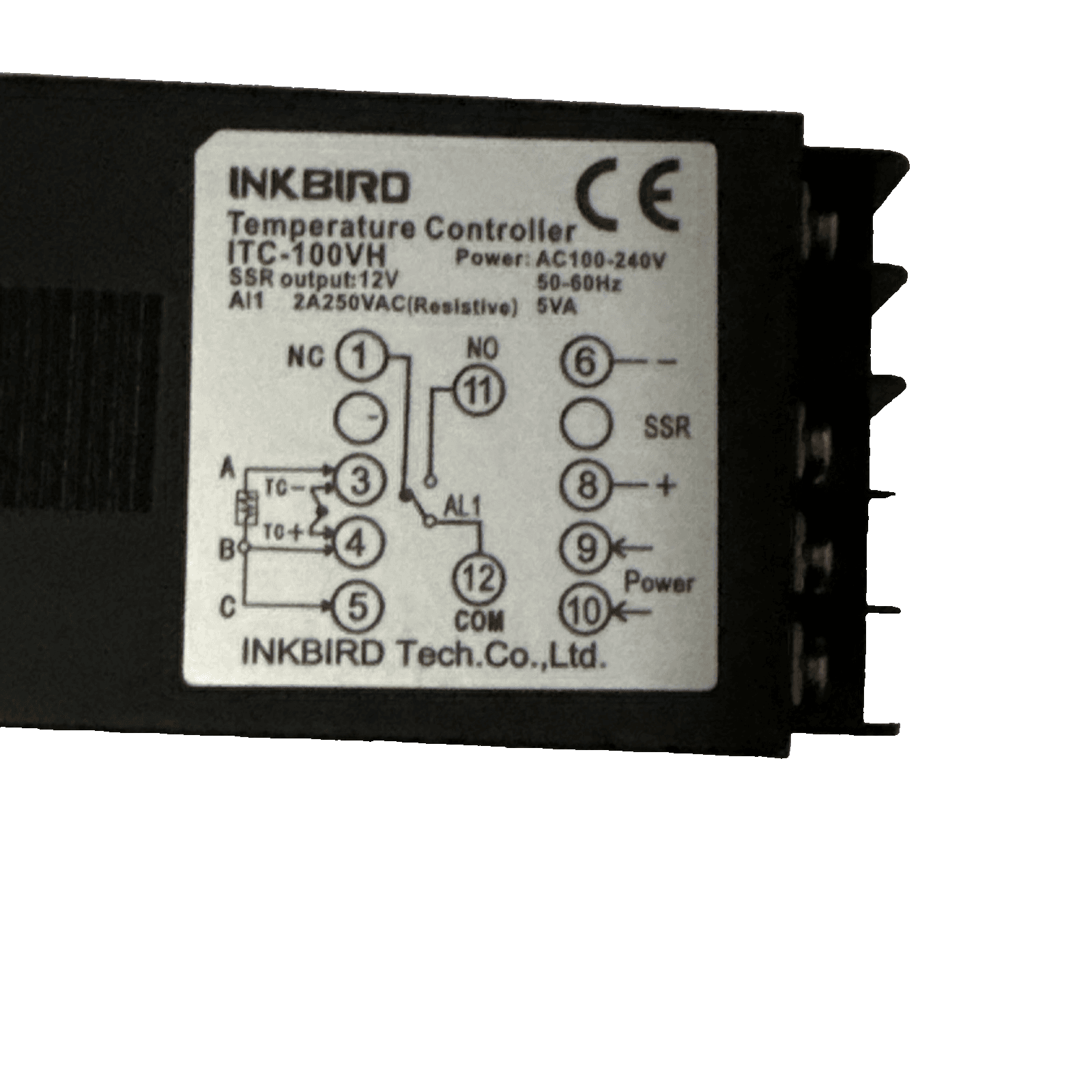 Inkbird ITC-100VH PID Temperature Controller 40A SSR K Thermocouple 100-240V - Thumbnail 5