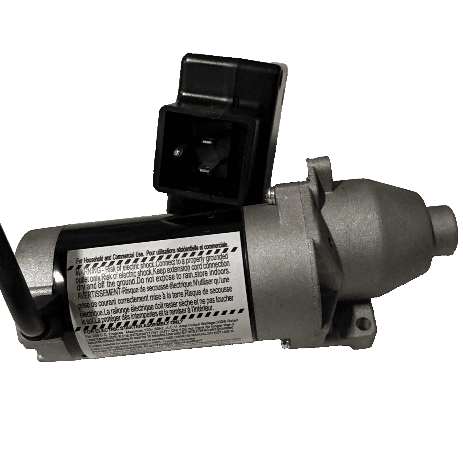951-10645 751-10645 Electric Starter Motor 120V 17T Snowblower Troy-Bilt MTD - Thumbnail 7