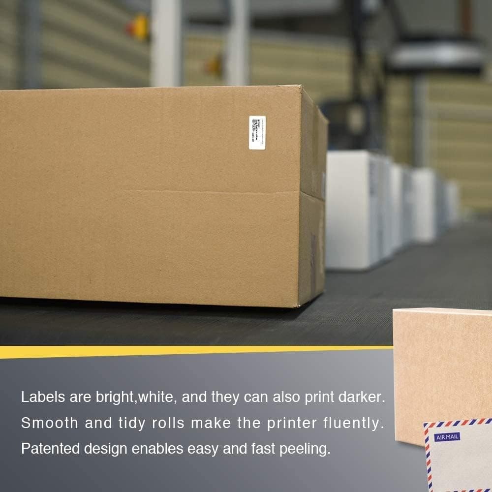 BETCKEY 1" x 0.5" Thermal Labels – 20 Rolls / 48,600 Labels – Perforated - Thumbnail 3