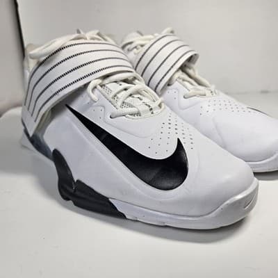 Size 11.5 Nike Romaleos 3 Weightlifting Men White/Black Training Shoe 852933-100 - Thumbnail 11