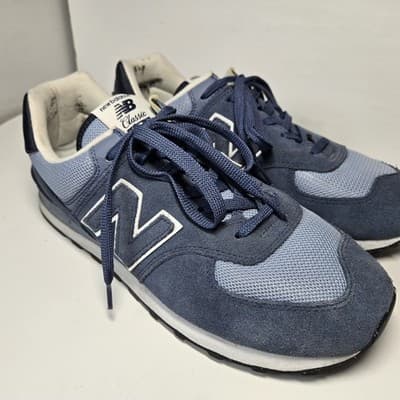 New Balance 574 Core Men's 10.5 Navy Running Shoes Casual Sneakers