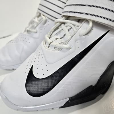 Size 11.5 Nike Romaleos 3 Weightlifting Men White/Black Training Shoe 852933-100 - Thumbnail 7