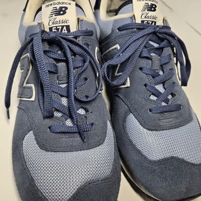 New Balance 574 Core Men's 10.5 Navy Running Shoes Casual Sneakers - Thumbnail 3