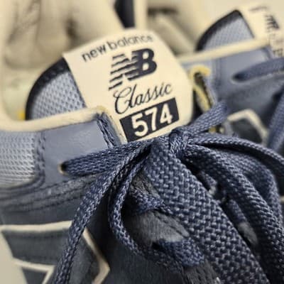 New Balance 574 Core Men's 10.5 Navy Running Shoes Casual Sneakers - Thumbnail 4