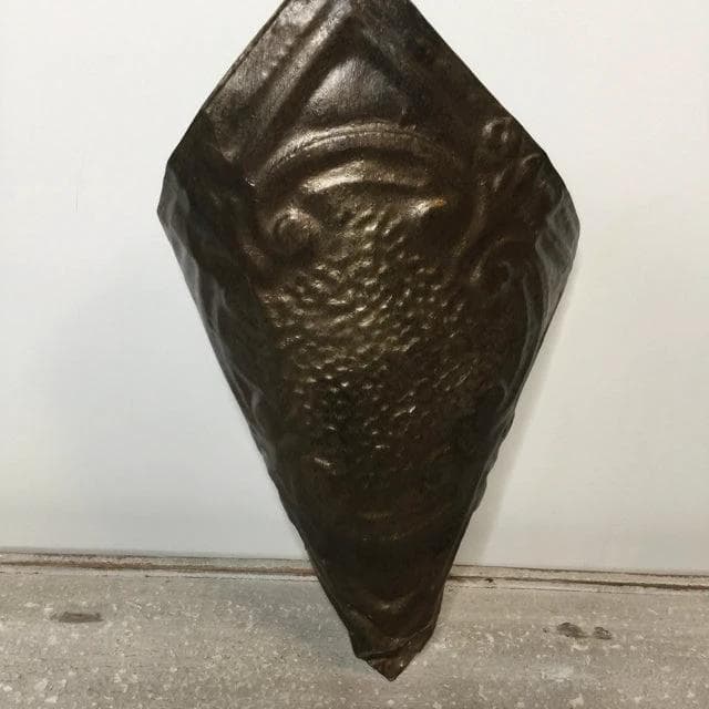 Stamped Metal Sconce - Thumbnail 2
