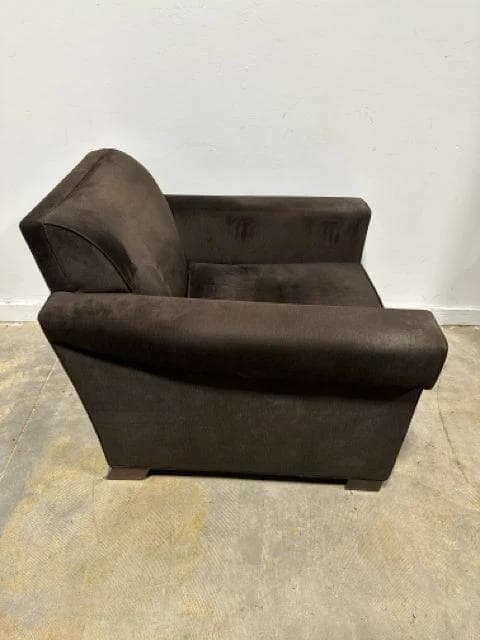 Hickory Chair Furniture Co. Brown Velvet Arm Chair - Thumbnail 2
