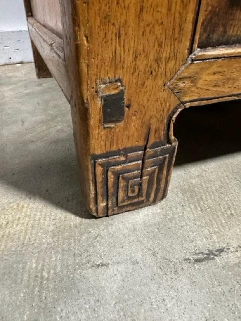 Light Wood 5 Drawer 2 Door Asian Cabinet - Thumbnail 6