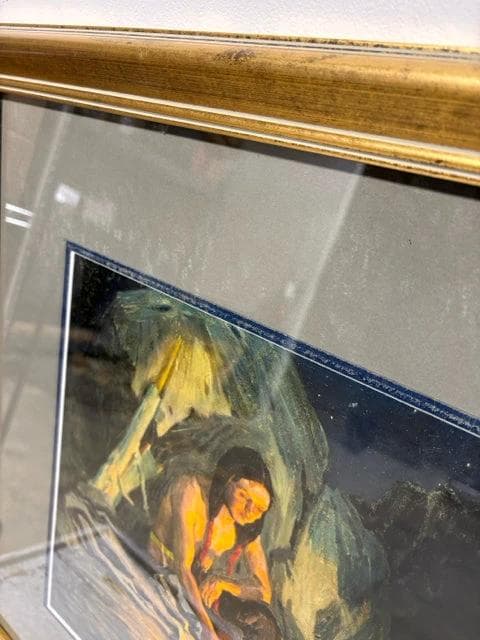 "The Camping Place" Gold Framed Print By Eanger Irving Couse - Thumbnail 3