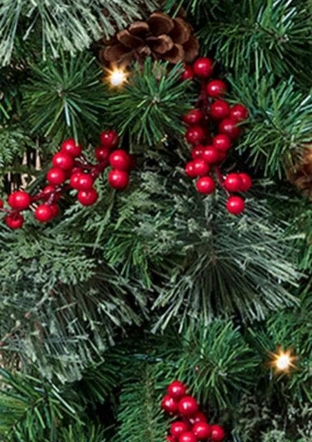 3' Classic Pre-lit Christmas Swag - Thumbnail 3