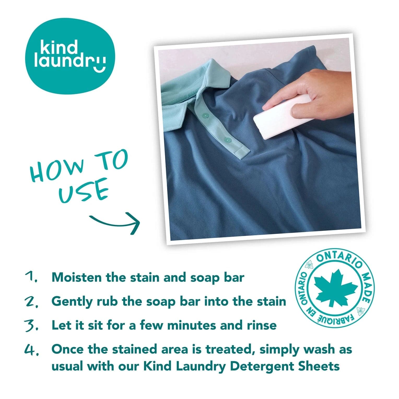 *NEW* Kind Laundry Vegan Laundry Stain Remover Bar - Thumbnail 2