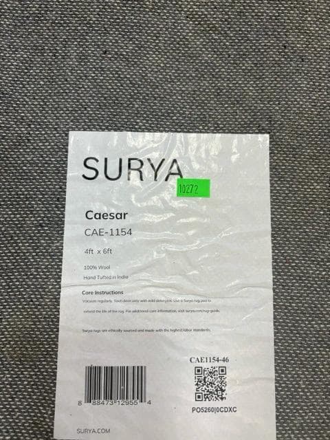 4'x6' Surya Caesar Wool Rug - Thumbnail 4