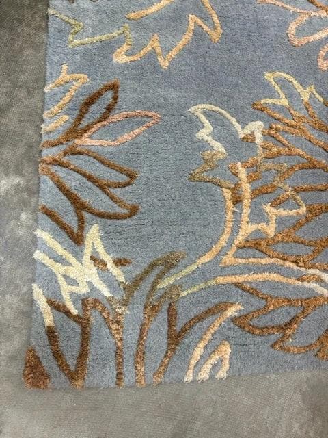 Loloi 5'X7' Light Blue & Brown Shag - Thumbnail 3