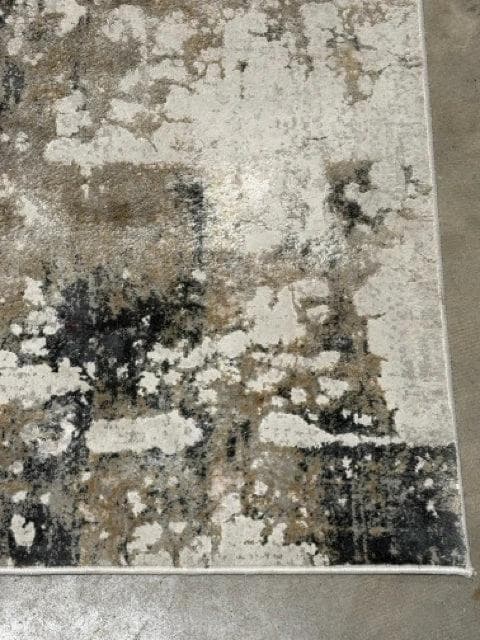 8'10"W 11'9"L Jaipur Cirque Collection Lynne White Sand Area Rug - Thumbnail 2