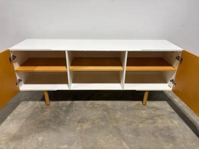 Poppin Natural Ash Cleo Credenza - Thumbnail 3