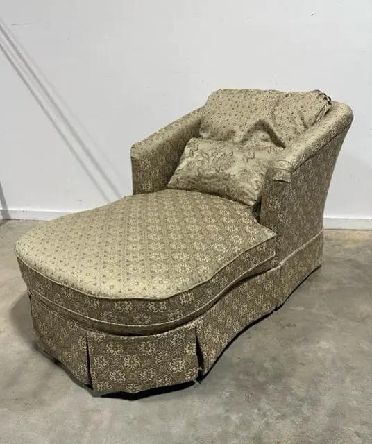 Brookwood Furniture Co Gold Chaise Lounge - Thumbnail 2