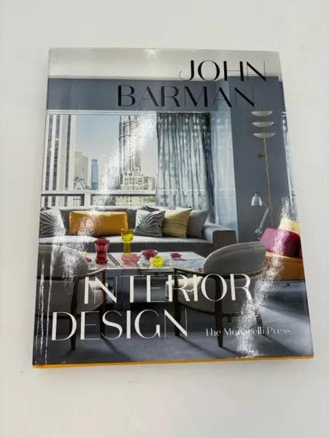 John Barman Interior Design Coffee Table Book