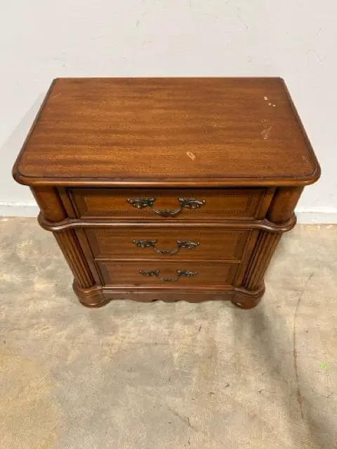 Ashley 2 Drawer Wooden Nightstand - Thumbnail 2