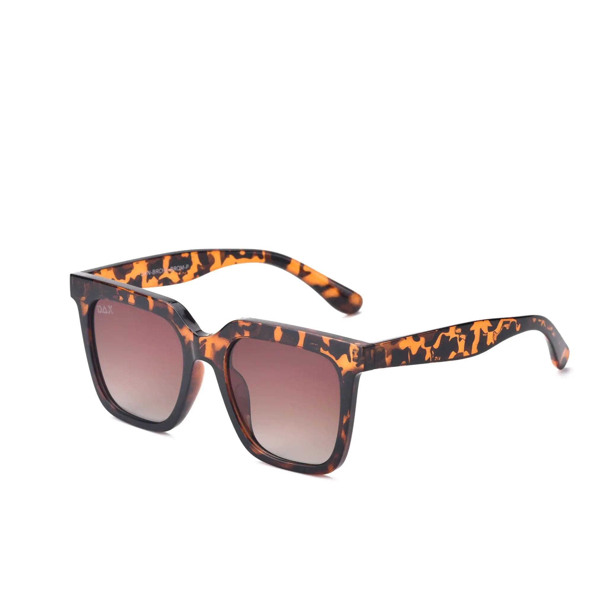 Dani- Women’s Square Sunglasses – Oversized - Brown Cheetah - Thumbnail 5