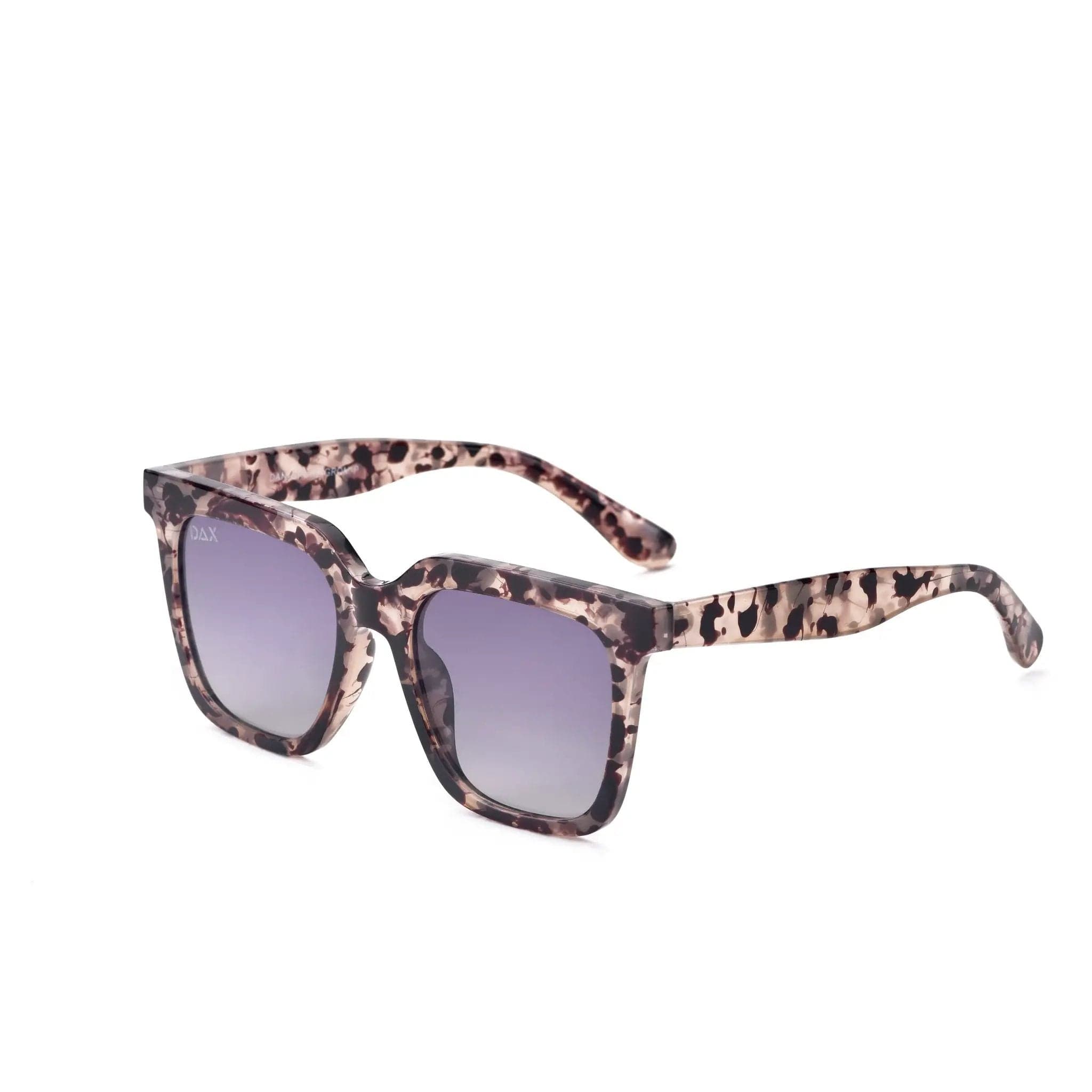 Dani- Women’s Square Sunglasses – Oversized - Brown Cheetah - Thumbnail 7