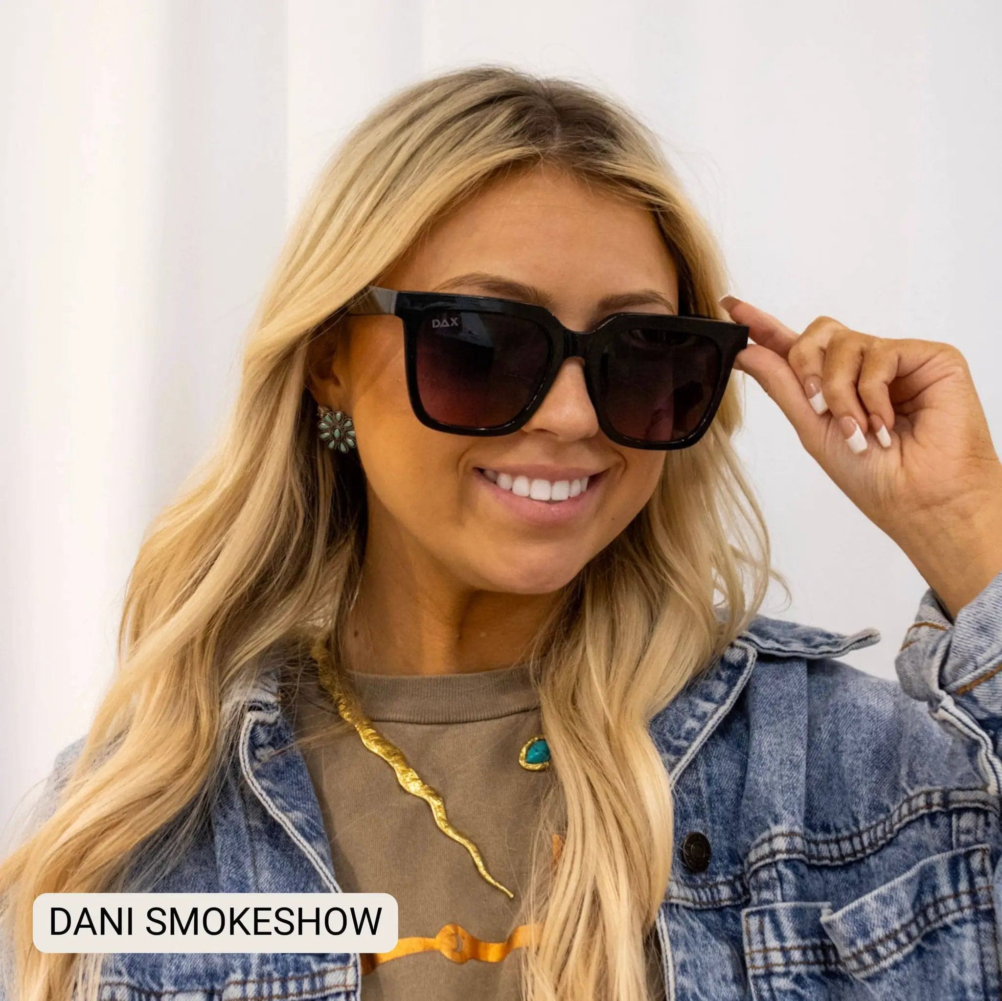 Dani- Women’s Square Sunglasses – Oversized - Brown Cheetah - Thumbnail 8