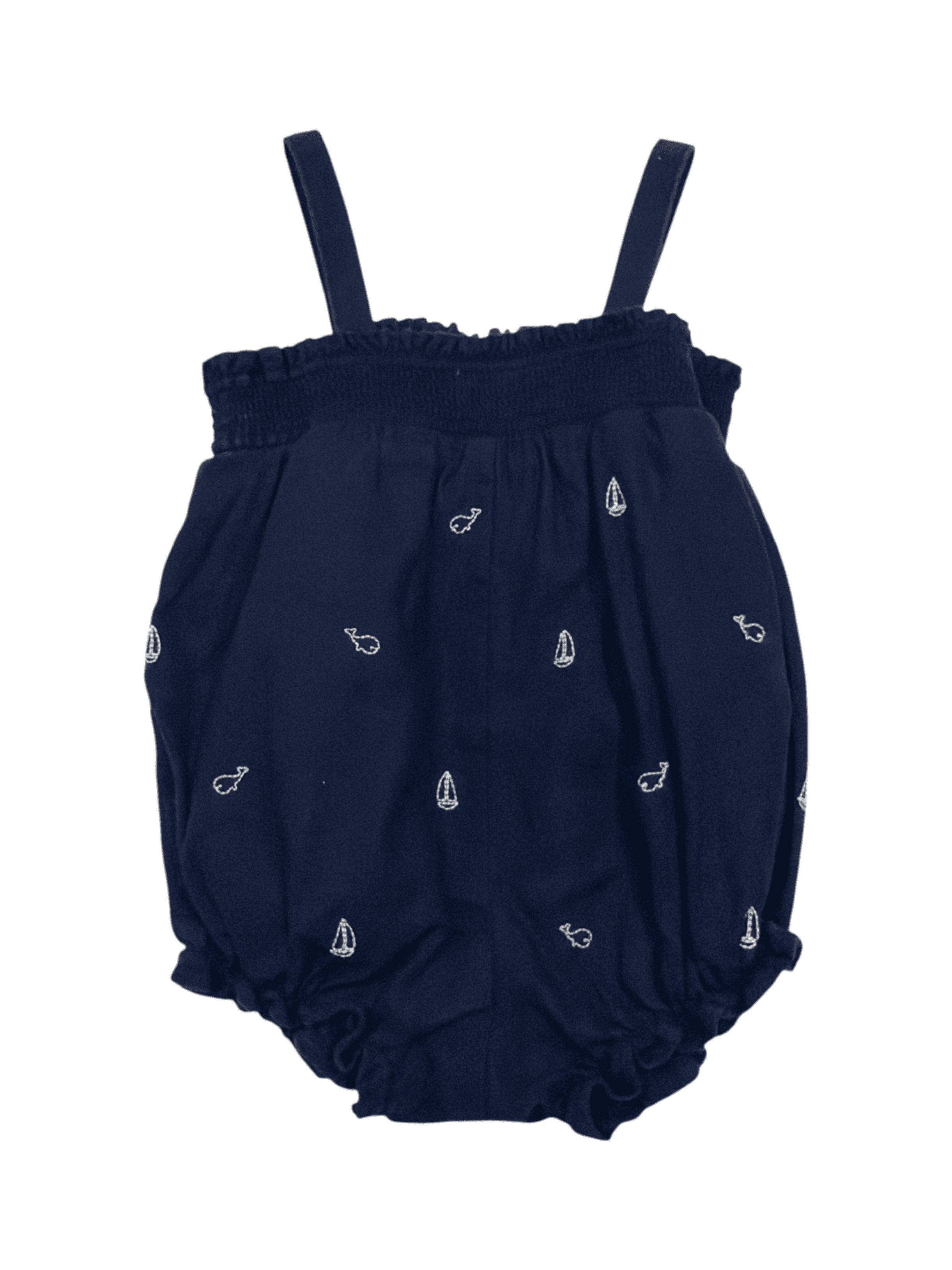 Janie and Jack girls size 0-3 months nautical bubble - Thumbnail 2