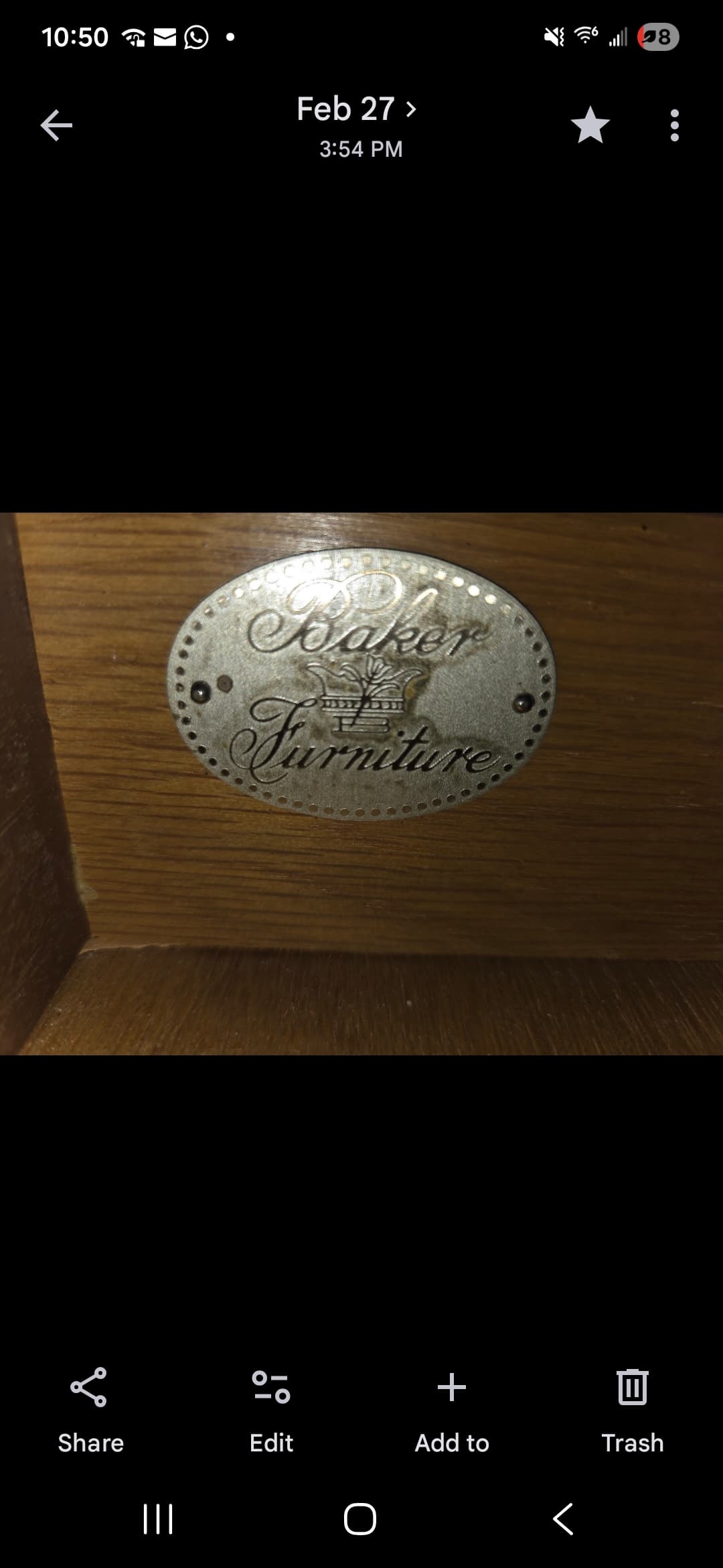 Vintage Queen Anne Desk - Thumbnail 3