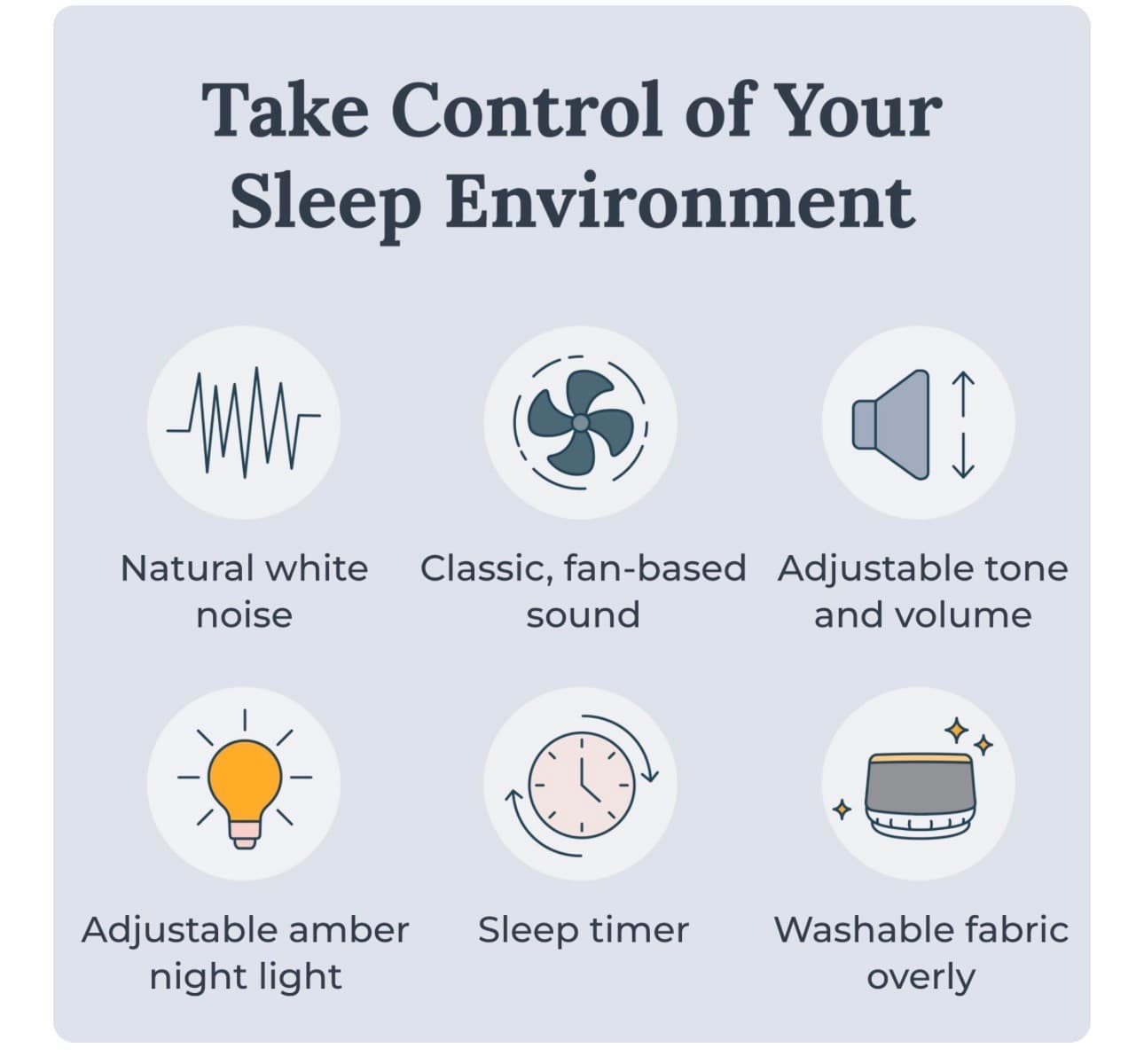 Dohm Nova White Noise Machine Night Light - Thumbnail 3
