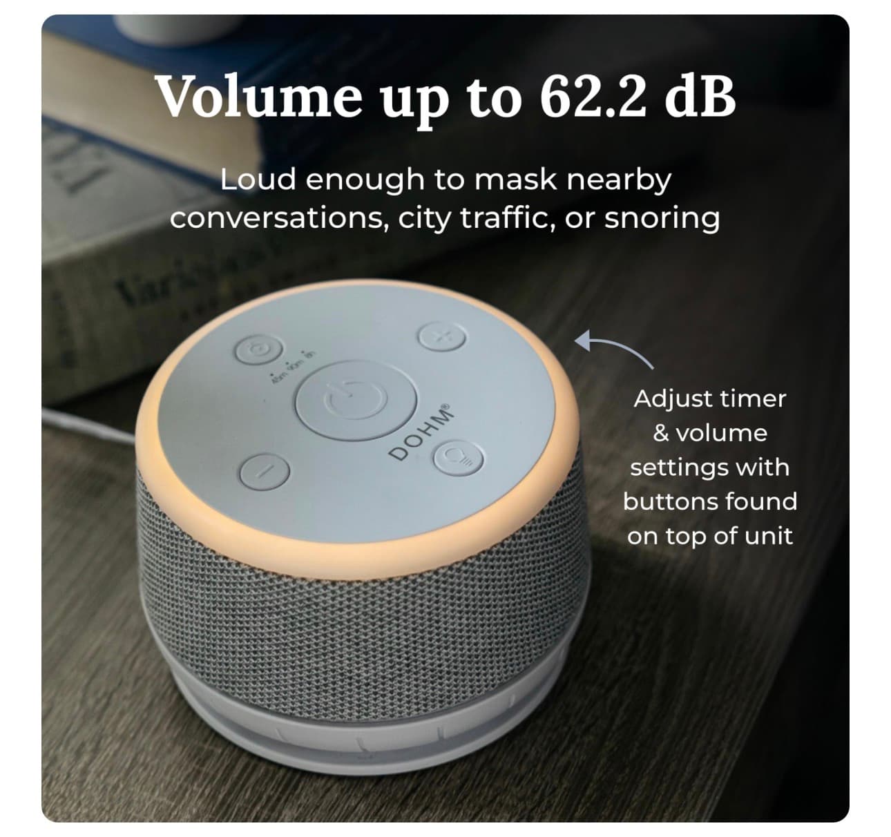 Dohm Nova White Noise Machine Night Light - Thumbnail 4