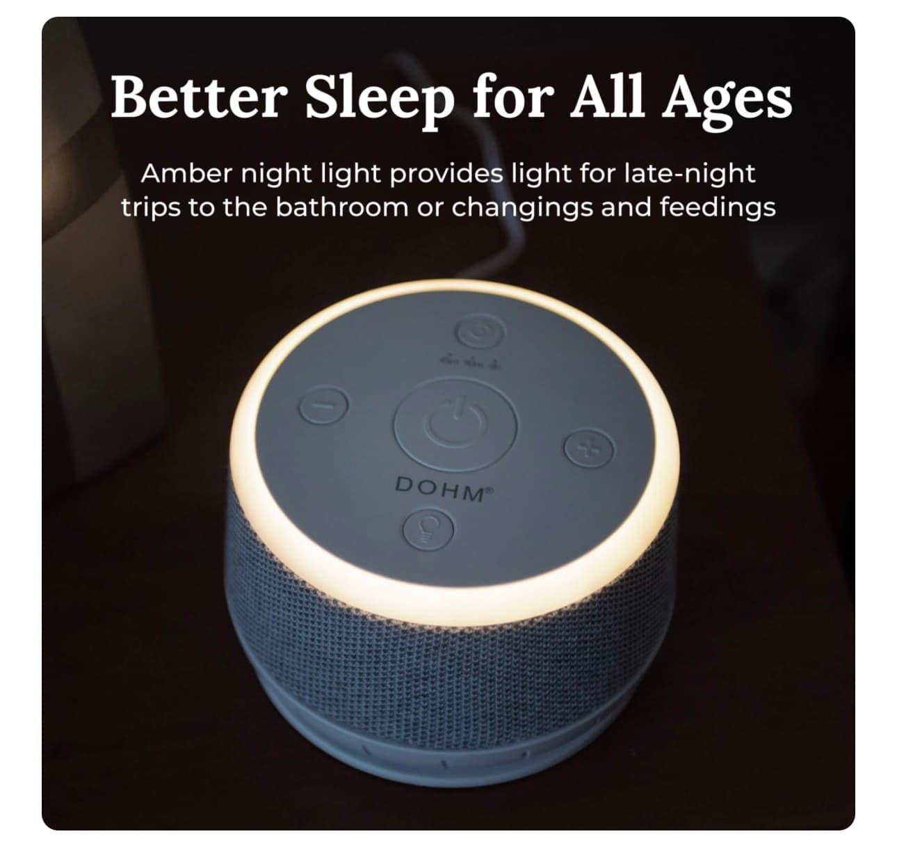 Dohm Nova White Noise Machine Night Light - Thumbnail 7